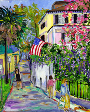 Yellow House Flag Alley
