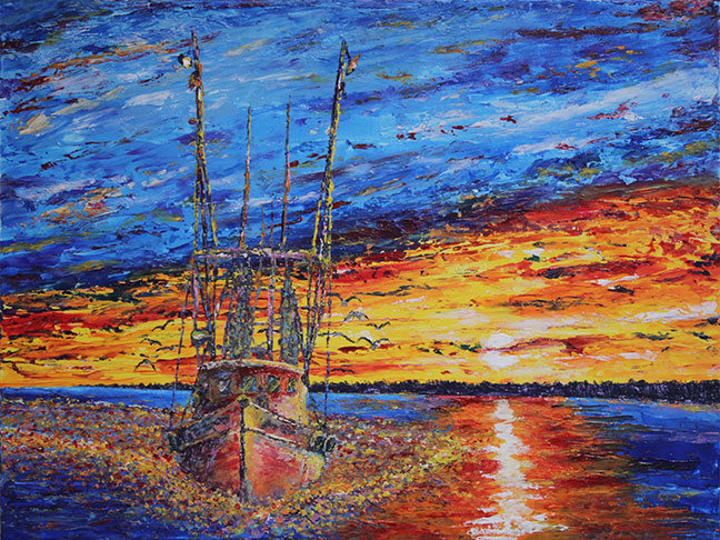 "Sunset Shrimper"