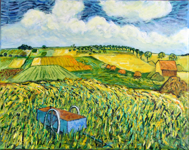 Replica of Van Gogh's Cart