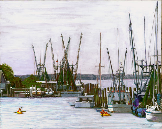 "Kayacks on Shem Creek"